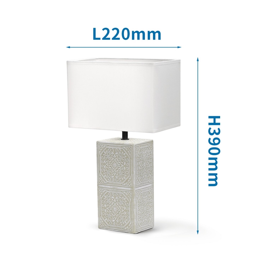 Aigostar - Lámpara de mesa 1xE14/40W/230V