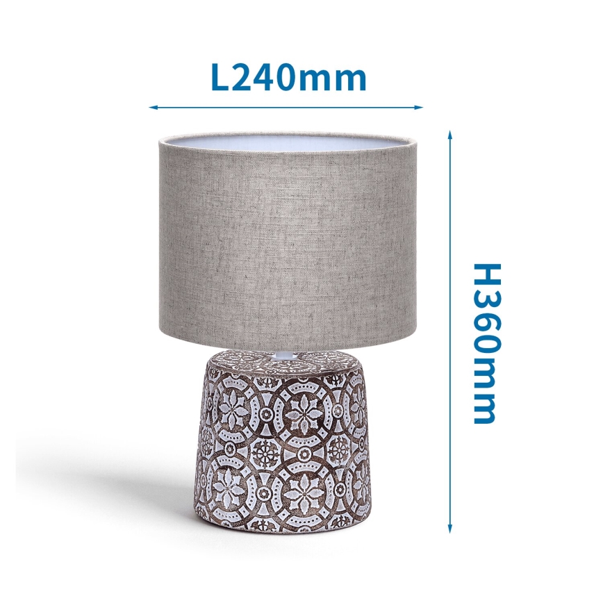 Aigostar - Lámpara de mesa 1xE14/40W/230V