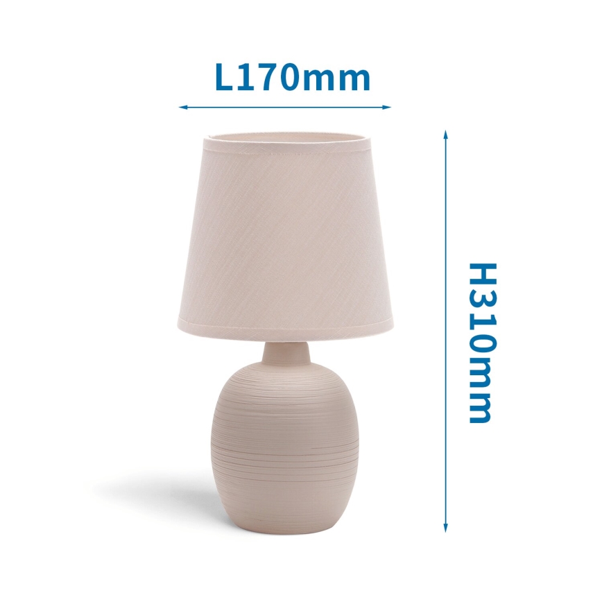 Aigostar - Lámpara de mesa 1xE14/40W/230V