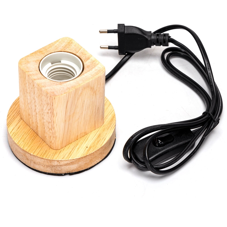 Aigostar - Lámpara de mesa 1xE27/60W/230V beige