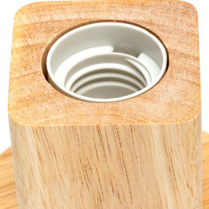 Aigostar - Lámpara de mesa 1xE27/60W/230V beige