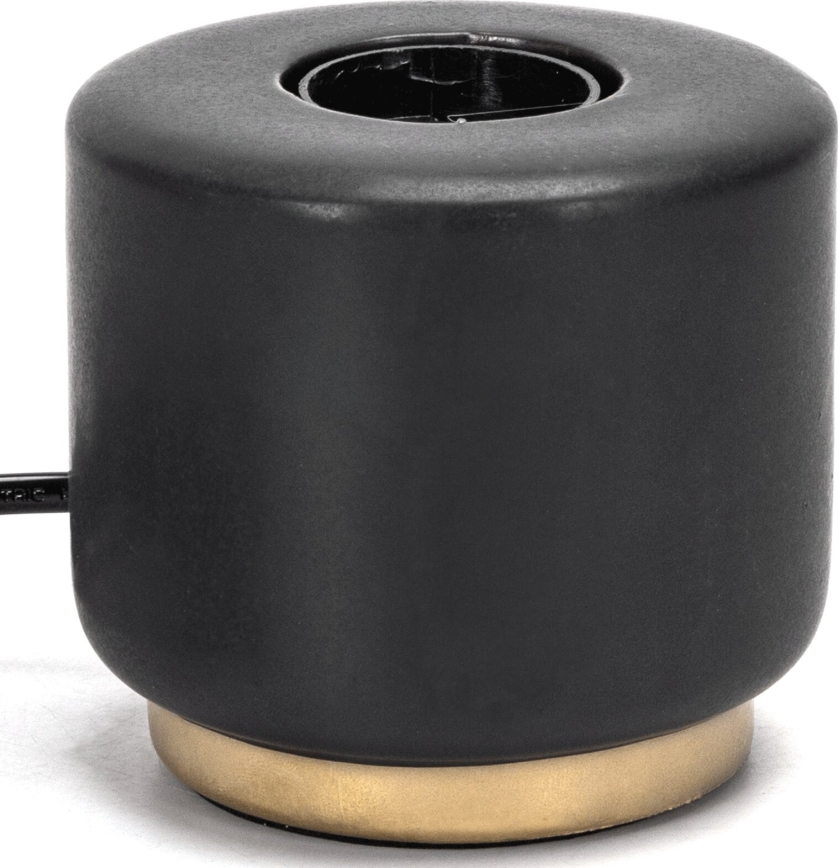 Aigostar - Lámpara de mesa 1xE27/60W/230V negro