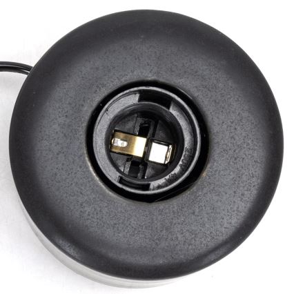 Aigostar - Lámpara de mesa 1xE27/60W/230V negro
