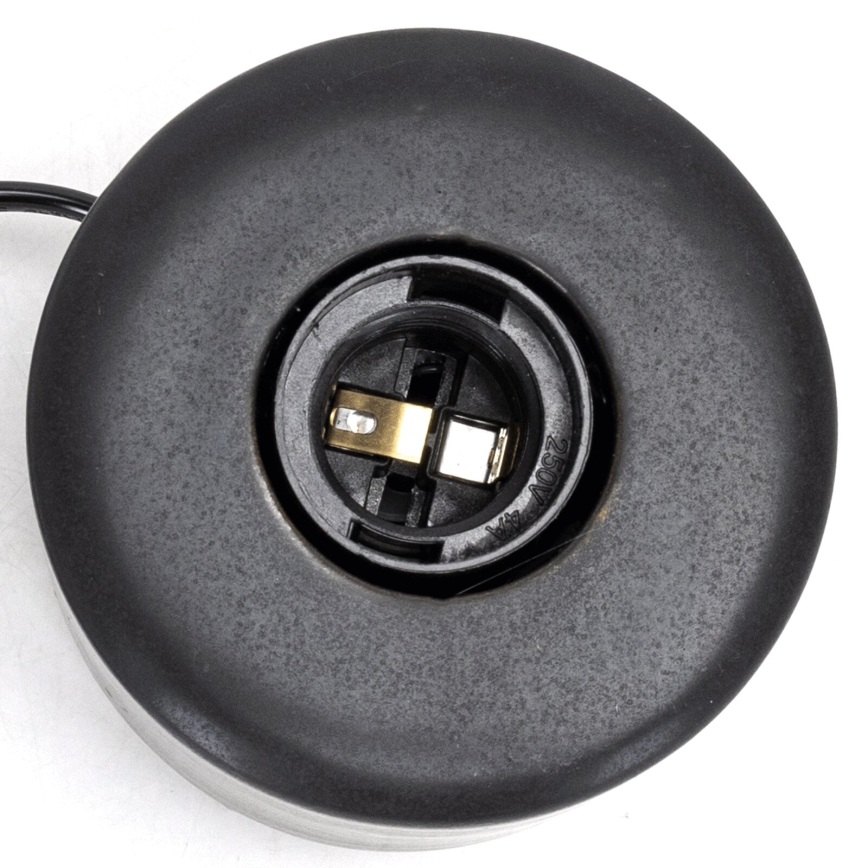 Aigostar - Lámpara de mesa 1xE27/60W/230V negro