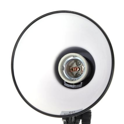 Aigostar - Lámpara de mesa 2en1 1xE27/40W/230V negro