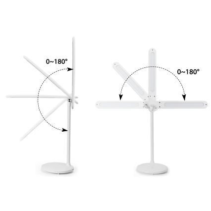 Aigostar - Lámpara de mesa LED táctil recargable y regulable LED/3W/5V 1800 mAh