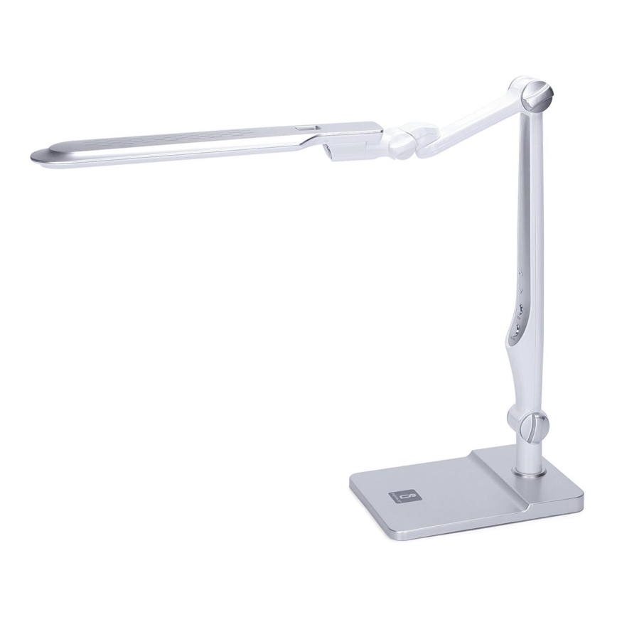 Aigostar - Lámpara de mesa regulable LED táctil LED/9W/230V 3000/6500K plata