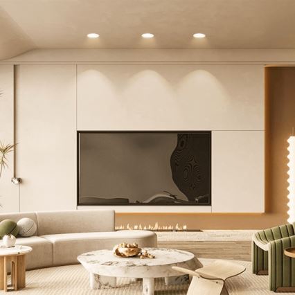 Aigostar - Lámpara empotrable de baño LED LED/4,8W/230V 3000K blanco IP65