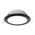 Aigostar - Lámpara empotrable de baño LED LED/4,8W/230V 3000K negro IP65