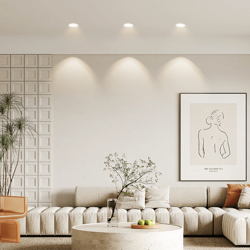 Aigostar - Lámpara empotrable de baño LED LED/4,8W/230V 4000K blanco IP65