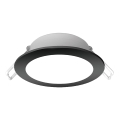 Aigostar - Lámpara empotrable de baño LED LED/4,8W/230V 6500K negro IP65