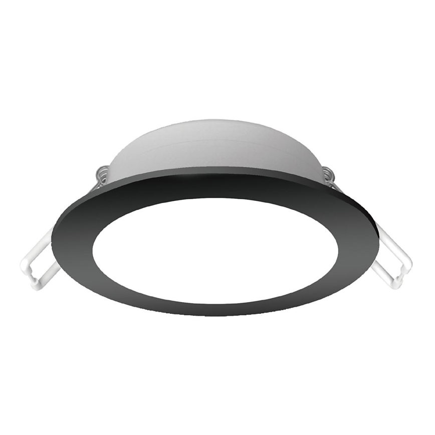 Aigostar - Lámpara empotrable de baño LED LED/4,8W/230V 6500K negro IP65