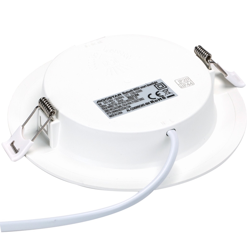 Aigostar - Lámpara empotrable LED regulable MESH LED/9W/230V 2700-6500K diá. 14,5 cm