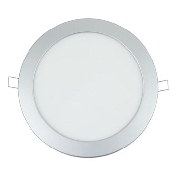 Aigostar - Lámpara empotrable LED ULTRATHIN LED/20W/230V 3000K cromo mate