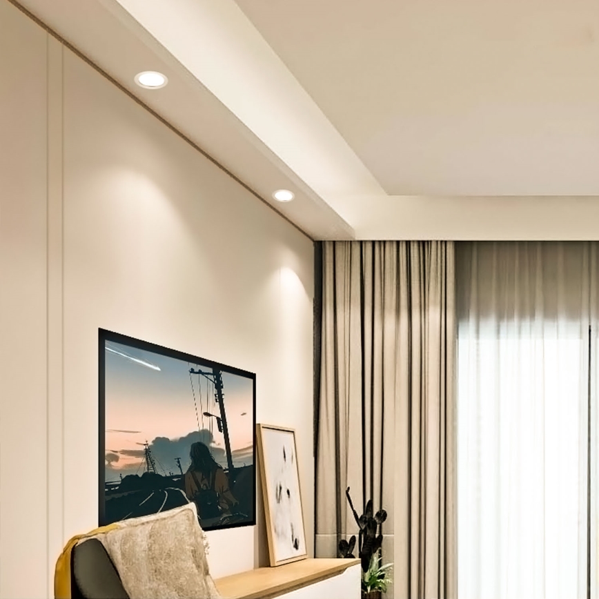 Aigostar - Lámpara empotrable LED ULTRATHIN LED/6W/230V 3000K blanco