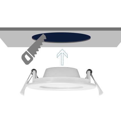 Aigostar - Lámpara empotrable LED ULTRATHIN LED/9W/230V 6000K blanco