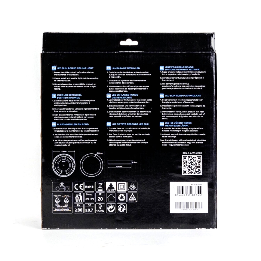 Aigostar - Lámpara empotrable LED ULTRATHIN LED/9W/230V 6000K blanco