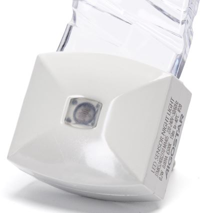 Aigostar - LED Luz nocturna con sensor crepuscular LED/0,2W/230V 6500K