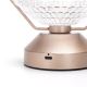 Aigostar - Lámpara de mesa LED recargable y regulable LED/1W/5V 2700/4000/6500K 1800mAh 20 cm