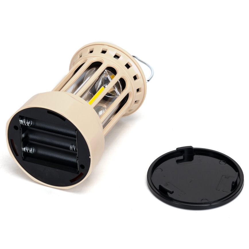 Aigostar - Lámpara portátil LED para camping LED/3W/3xAA