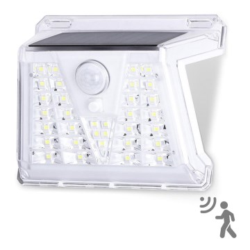 Aigostar - Lámpara solar LED de exterior con sensor LED/1,48W/3,7V IP65