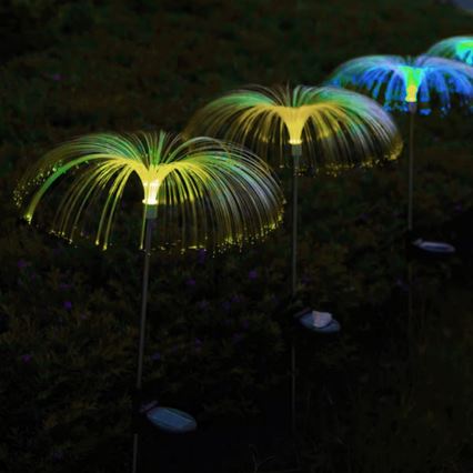 Aigostar - Lámpara solar LED decorativa LED/0,03W/1,2V 70cm 2700K IP44