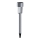 Aigostar - Lámpara solar LED LED/0,006W/1,2V 29,5 cm 40 mAh cromo mate 6500K IP44