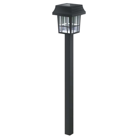 Aigostar - Lámpara solar LED LED/0,006W/1,2V 32 cm negro 6500K IP44