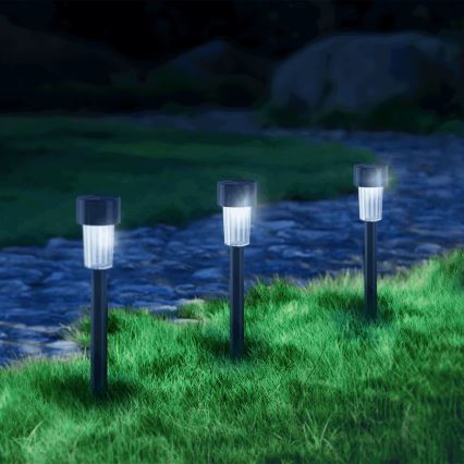 Aigostar - Lámpara solar LED LED/0,006W/1,2V 40mAh 6500K IP44