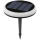 Aigostar - Lámpara solar LED LED/0,6W/2V diá. 16,5 cm 3200K/4000K/6500K IP65 negro