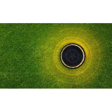Aigostar - Lámpara solar LED LED/0,6W/5,5V 24,5 cm 500 mAh 3200K IP66 negro