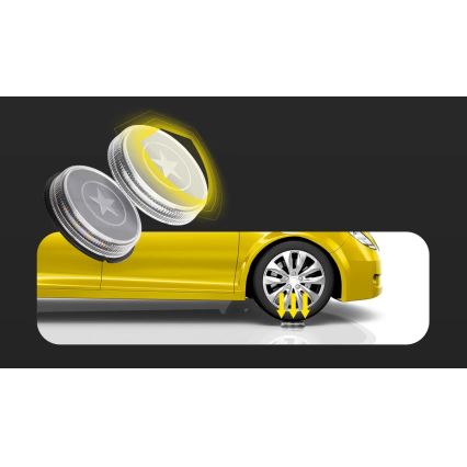 Aigostar - Lámpara solar LED LED/0,6W/5,5V 24,5 cm 500 mAh 3200K IP66 negro