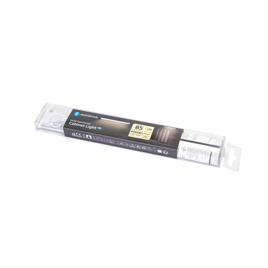 Aigostar - LED Iluminación para muebles recargable con sensor LED/1,5W/5V 4000K