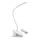 Aigostar - LED Lámpara de mesa recargable con dimmer con clip LED/2,5W/5V 1200mAh blanco