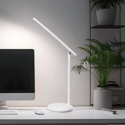Aigostar - LED Lámpara de mesa táctil recargable y regulable LED/3W/5V 1200mAh 3000/4000/6500K