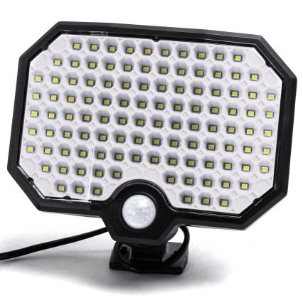Aigostar - LED Lámpara solar con sensor de movimiento LED/2,4W/3,7V IP65