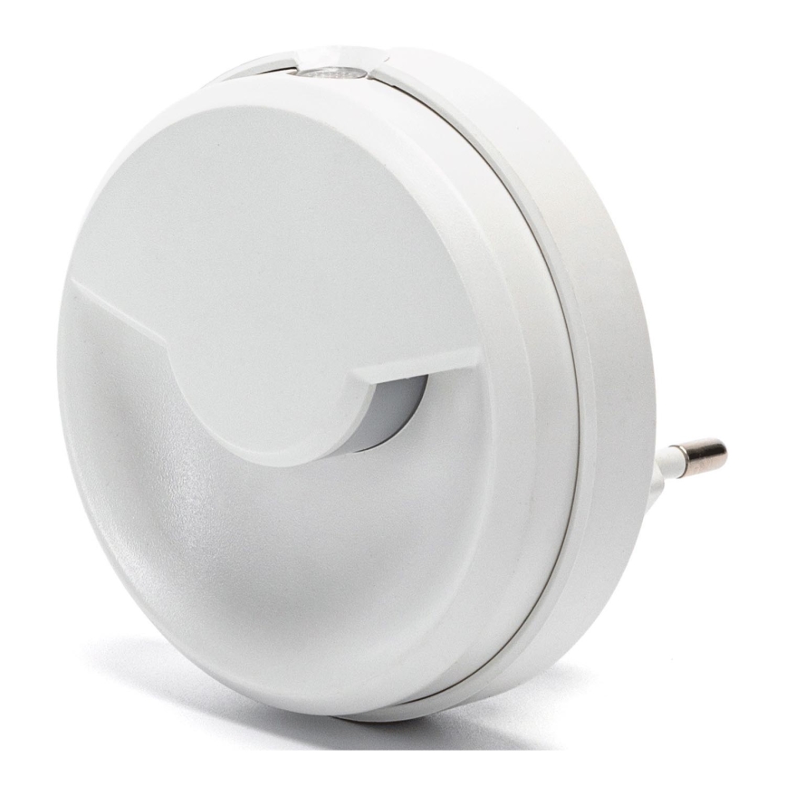 Aigostar - LED Luz nocturna con sensor crepuscular LED/0,5W/230V 6500K