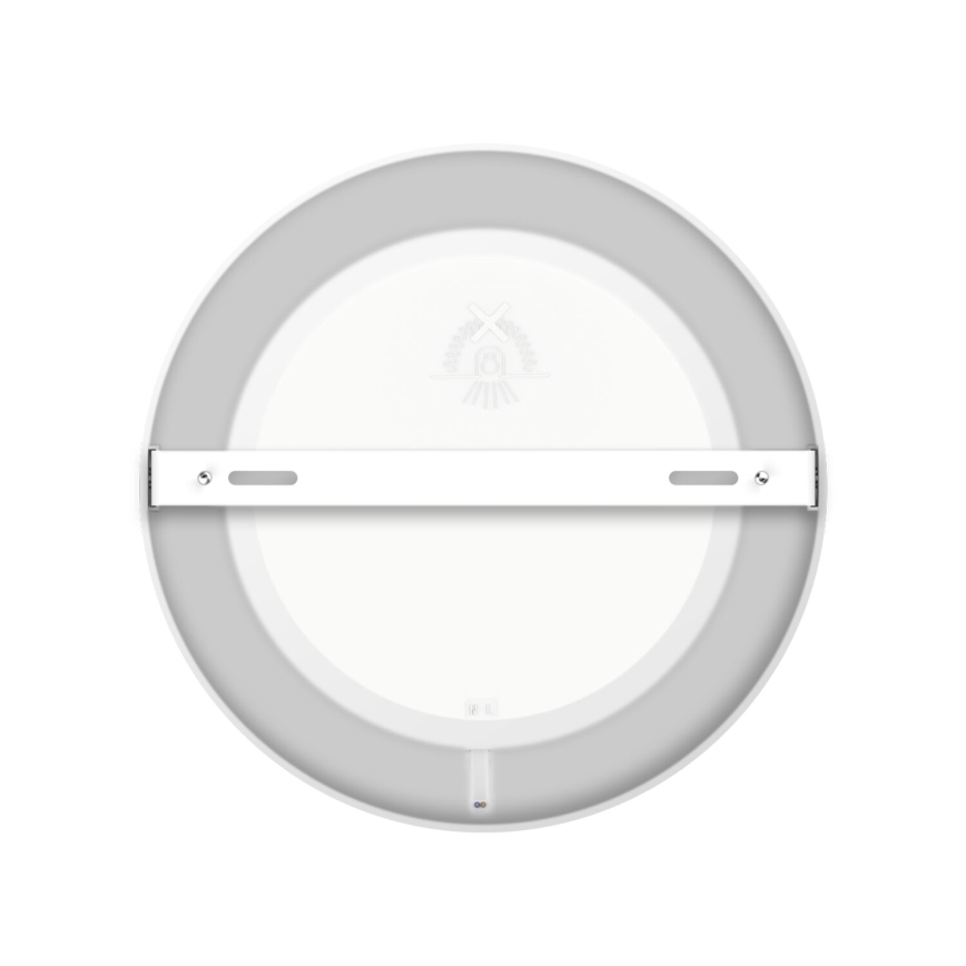 Aigostar - LED Plafón LED/12W/230V diá. 17,4 cm 4000K blanco