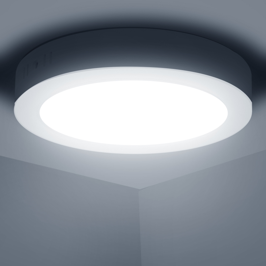 Aigostar - LED Plafón LED/12W/230V diá. 17,4 cm 6500K blanco