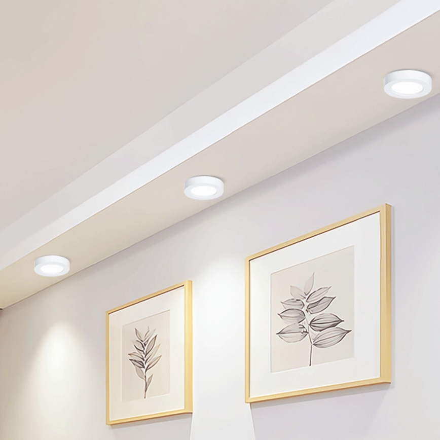 Aigostar - LED Plafón LED/12W/230V diá. 17,4 cm 6500K blanco