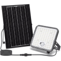 Aigostar - LED Proyector solar regulable con sensor LED/120W/3,4V IP66 + control remoto