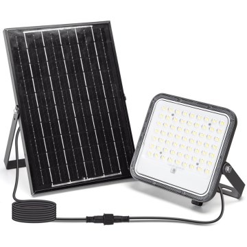 Aigostar - LED Proyector solar regulable LED/100W/3,4V IP66 + control remoto