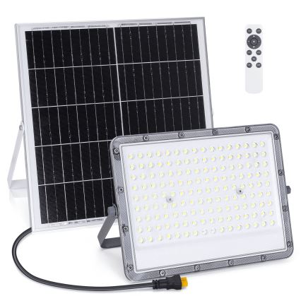 Aigostar - LED Proyector solar regulable LED/200W/3,4V IP65 + control remoto