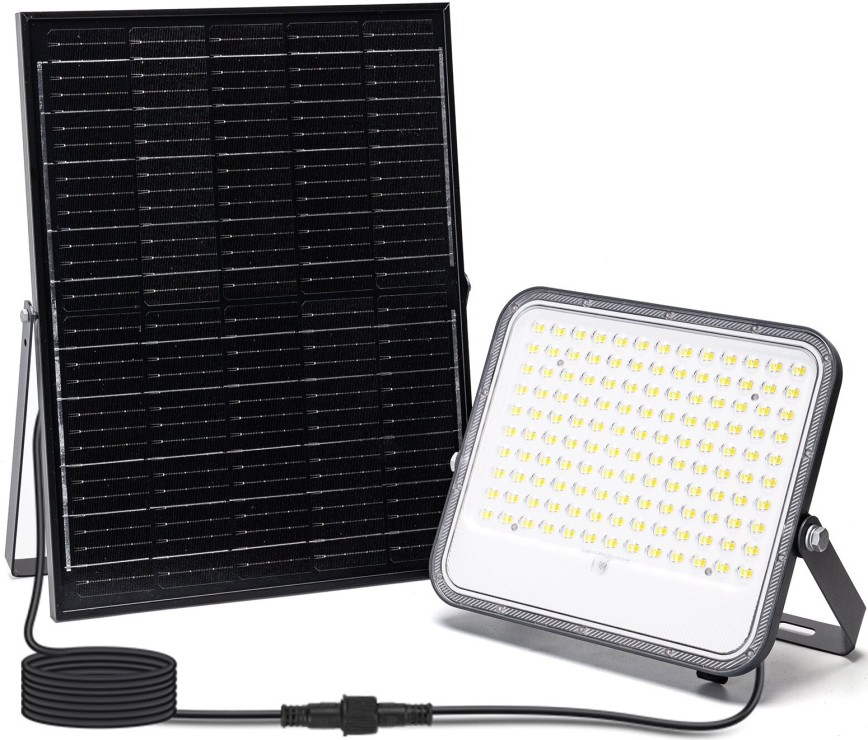 Aigostar - LED Proyector solar regulable LED/200W/3,4V IP66 + control remoto