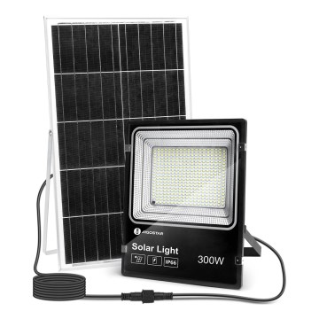 Aigostar - LED Proyector solar regulable LED/300W/3,2V IP66 + control remoto