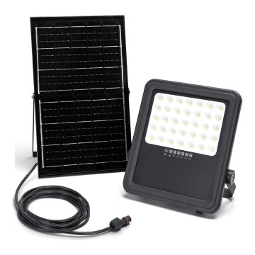Aigostar - LED Proyector solar regulable LED/300W/3,4V IP65 + control remoto
