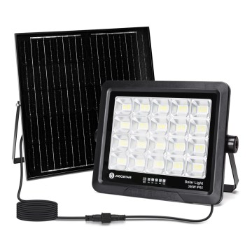 Aigostar - LED Proyector solar regulable LED/300W/3,4V IP65 + control remoto