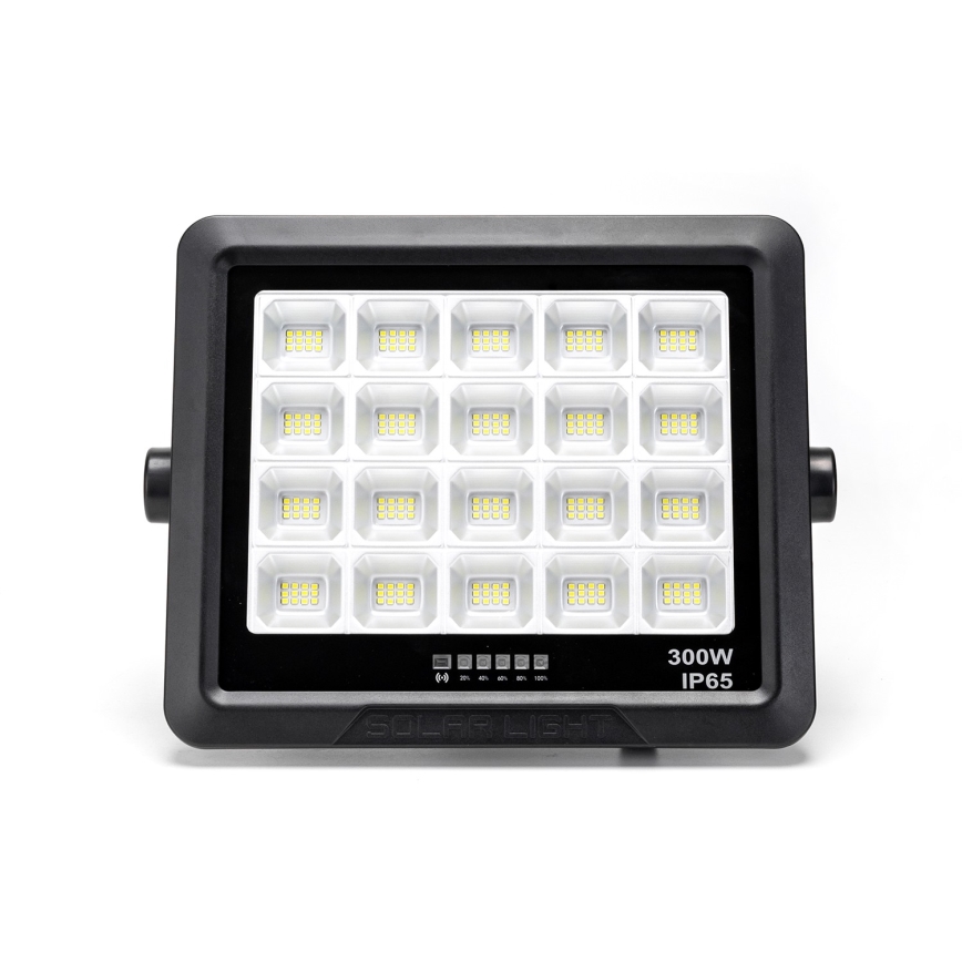 Aigostar - LED Proyector solar regulable LED/300W/3,4V IP65 + control remoto