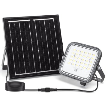 Aigostar - LED Proyector solar regulable LED/50W/3,4V IP66 + control remoto