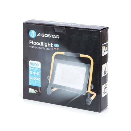 Aigostar - LED Reflector con soporte LED/100W/230V 6500K IP65